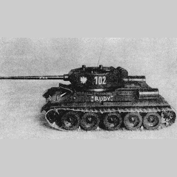 Журнал Maly Modelarz - 7/1969 - Танк Т-34-85 Рыжий