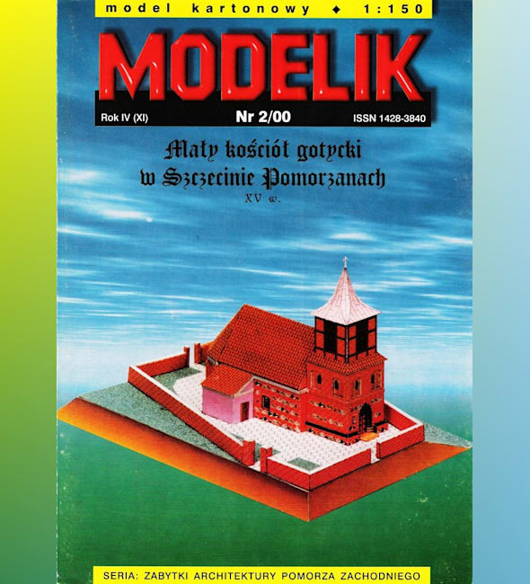 Журнал Modelik - 2/2000 - Малый готический костел в Щецине