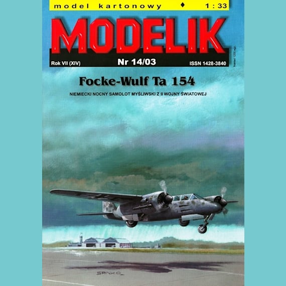 Modelik - 14/2003 - Истребитель Focke-Wulf Ta 154