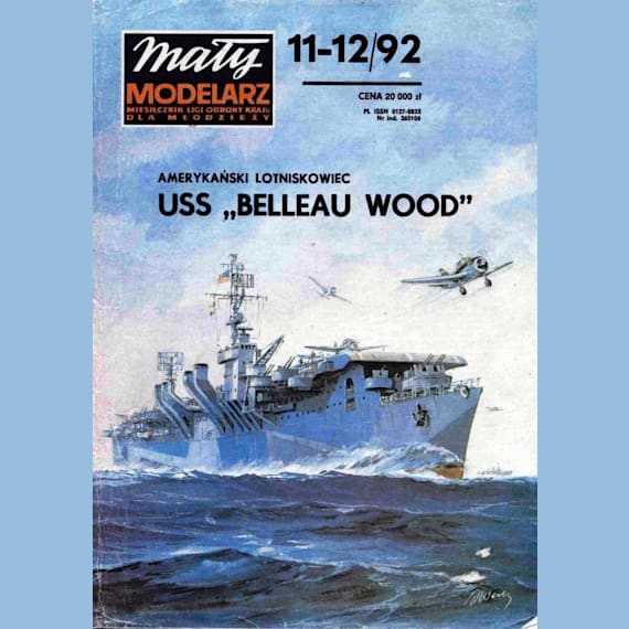 Maly Modelarz - 11-12/1992 - Авианосец USS Belleau Wood