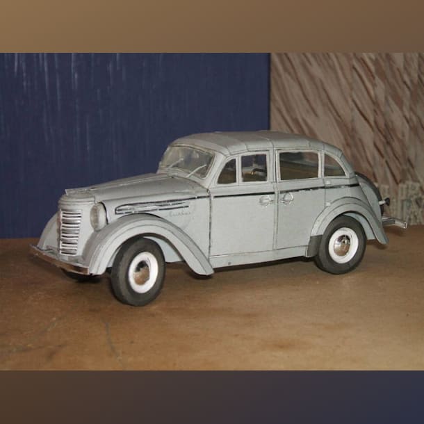 Журнал W.M.C. Models - 02/2011 (9) - Автомобиль Москвич-400 / Opel Kadett 1938