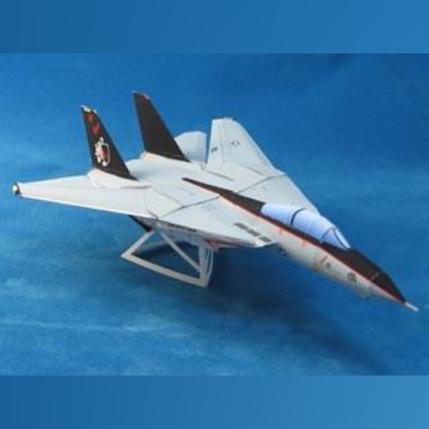 Бумажная модель Истребитель Grumman F-14 Tomcat