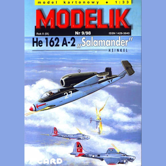 Modelik - 9/1998 - Истребитель Heinkel He 162 Volksjager