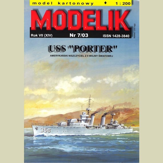 Modelik - 7/2003 - Эсминец USS Porter (DD-356)