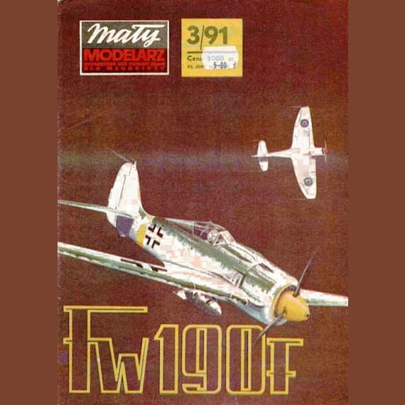 Maly Modelarz - 3/1991 - Истребитель Focke-Wulf Fw 190 Wurger