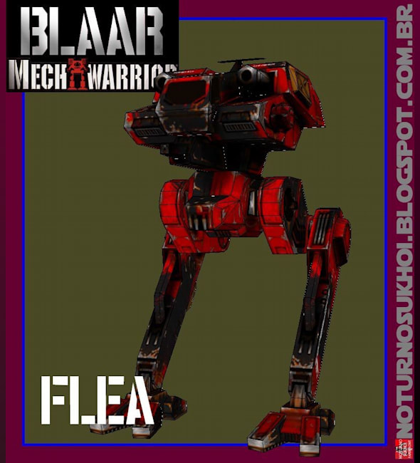 Бумажная модель Робот Flea (MechWarrior)