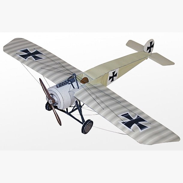 Бумажная модель Истребитель Fokker E.III Eindecker