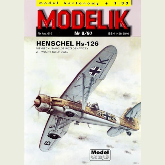 Modelik - 8/1997 - Ближний разведчик и корректировщик Henschel Hs 126