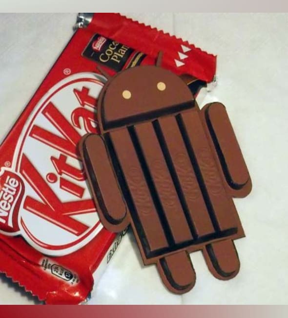 Бумажная модель Символ Android KitKat