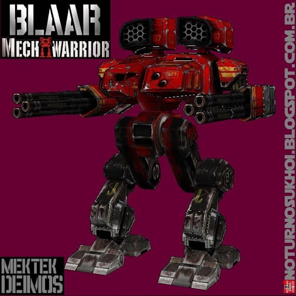 Бумажная модель Робот Deimos (MechWarrior)