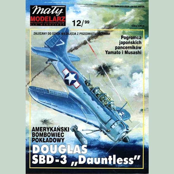 Maly Modelarz - 12/1999 - Палубный бомбардировщик Douglas SBD-3 Dauntless