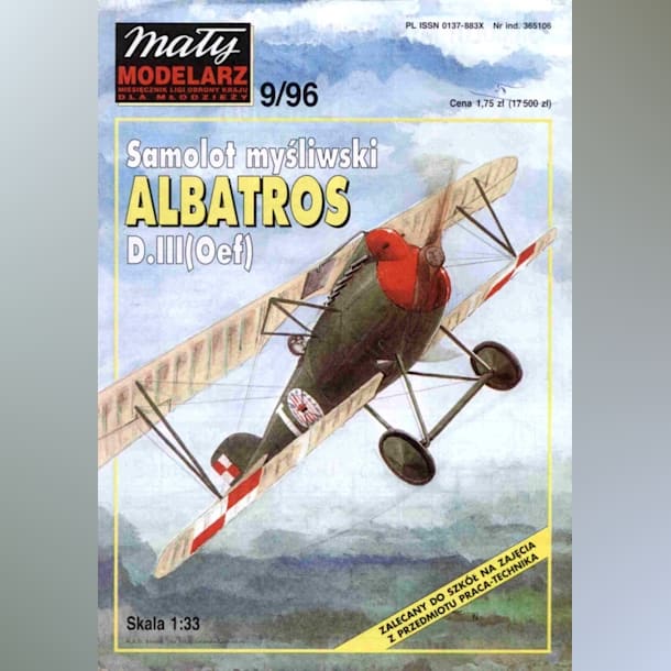 Журнал Maly Modelarz - 9/1996 - Истребитель Albatros D.III