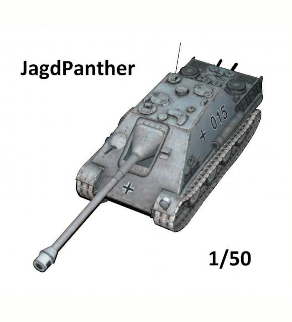 Бумажная модель Самоходная установка Jagdpanther