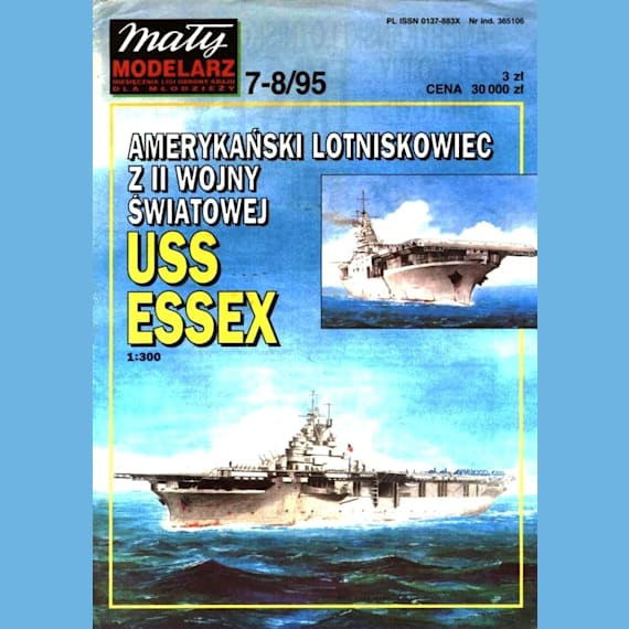 Maly Modelarz - 7-8/1995 - Авианосец USS Essex