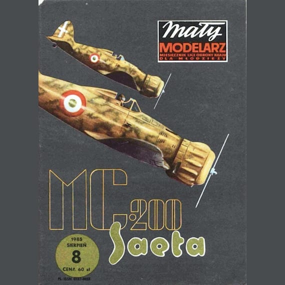 Maly Modelarz - 8/1985 - Истребитель Macchi C.200 Saetta