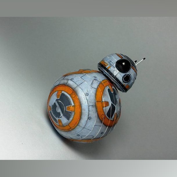 Бумажная модель Астродроид BB-8 (Звездные войны)