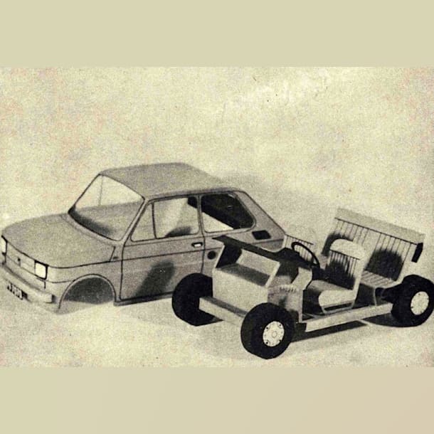 Журнал Maly Modelarz - 10/1973 - Автомобиль Fiat 126p