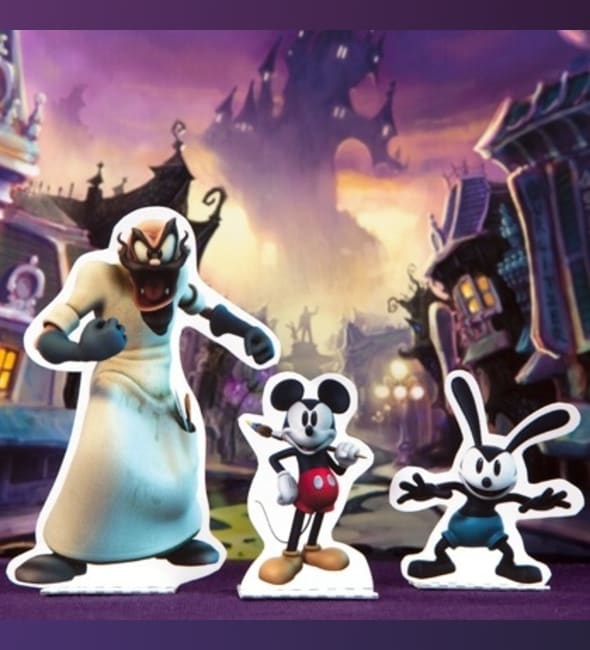 Бумажная модель Набор персонажей игры Эпический Микки / Disney Epic Mickey