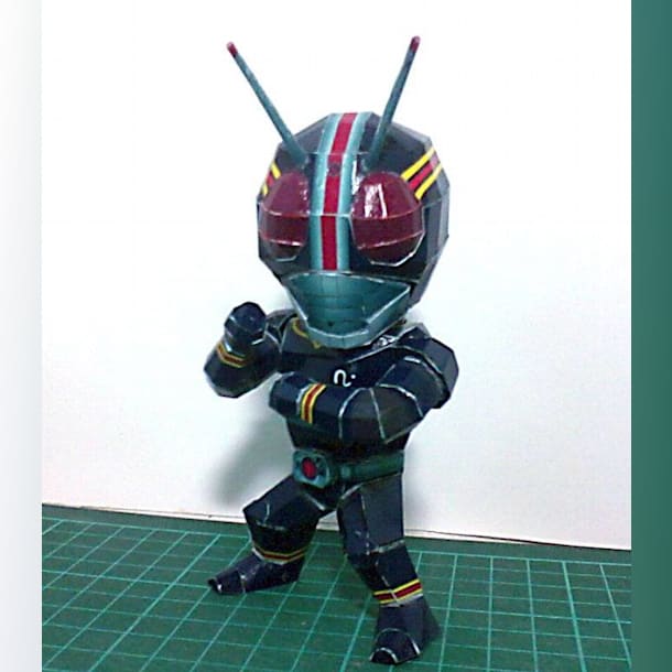 Бумажная модель Kamen Rider SD