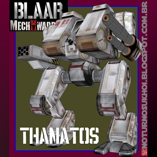 Бумажная модель Робот Thanatos (MechWarrior)