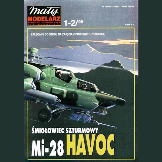 Maly Modelarz - 1-2/1998 - Вертолет Ми-28