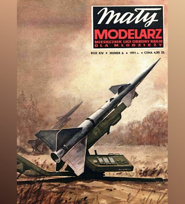 Журнал Maly Modelarz - 6/1971 - Зенитная управляемая ракета