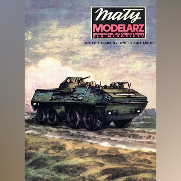 Журнал Maly Modelarz - 11/1972 - Бронетранспортер OT-64 SKOT