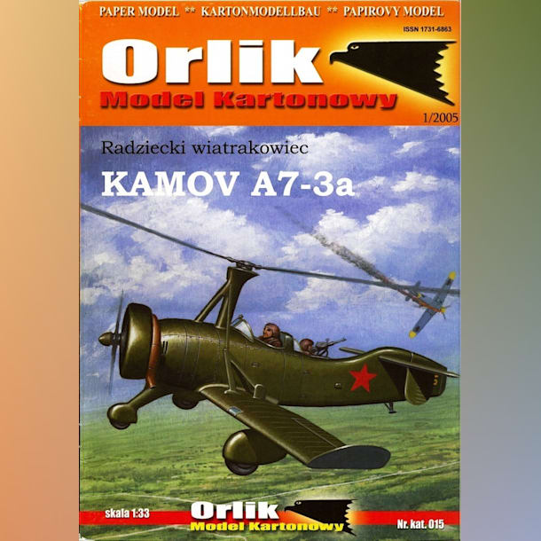 Журнал Orlik - 015 - Автожир А-7-3а