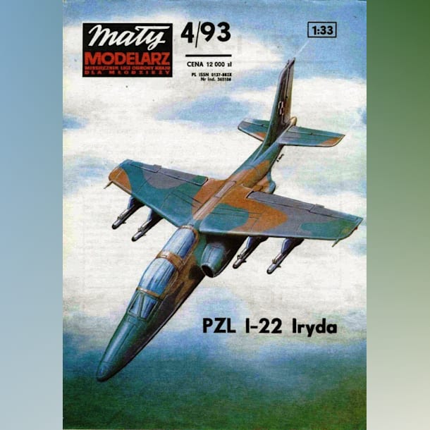 Журнал Maly Modelarz - 4/1993 - Учебно-боевой самолет PZL I-22 Iryda