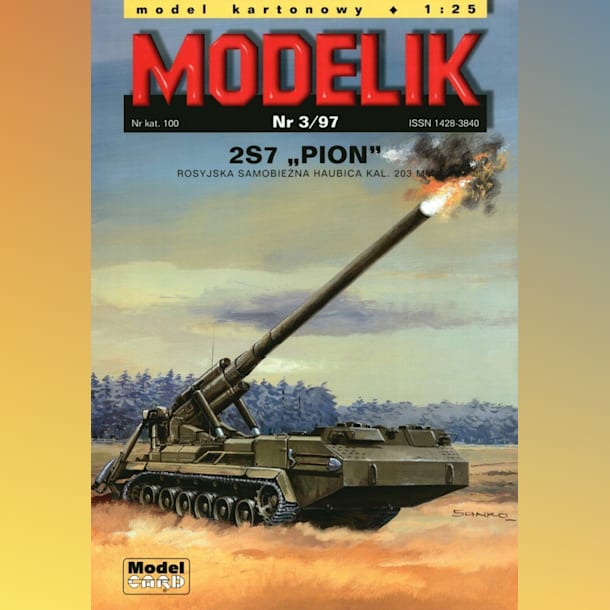 Журнал Modelik - 3/1997 - Самоходная пушка 2С7 Пион