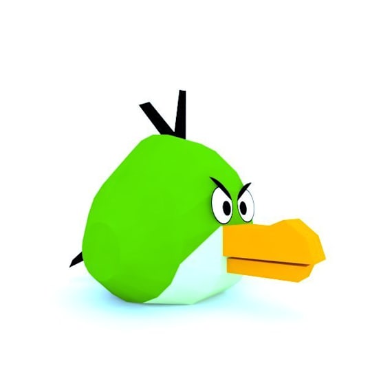 Зеленая птица (Angry Birds)