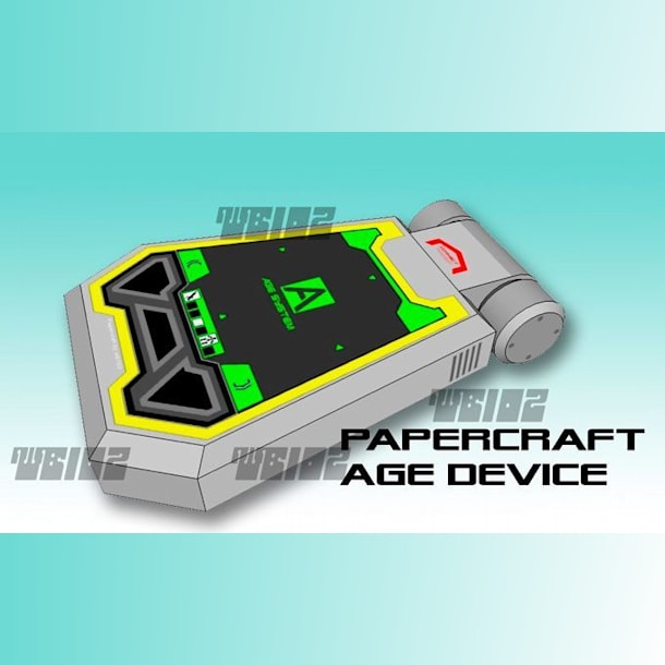 Бумажная модель Устройство AGE Device (Gundam)