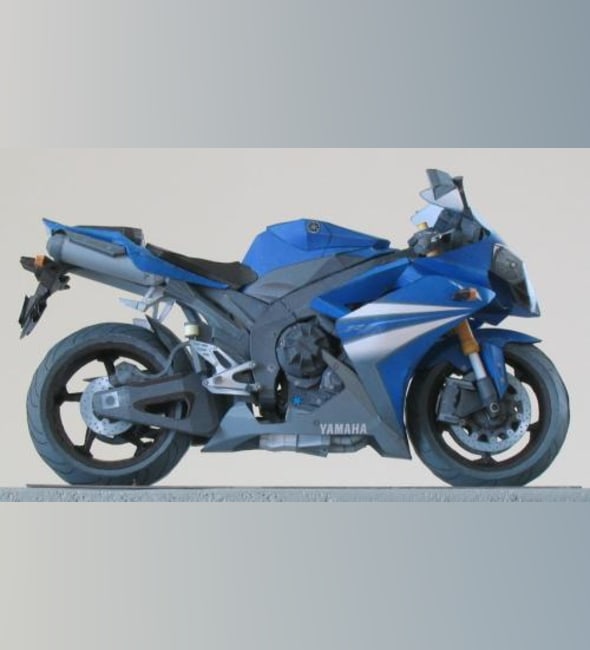 Бумажная модель Мотоцикл Yamaha YZF-R1 2007