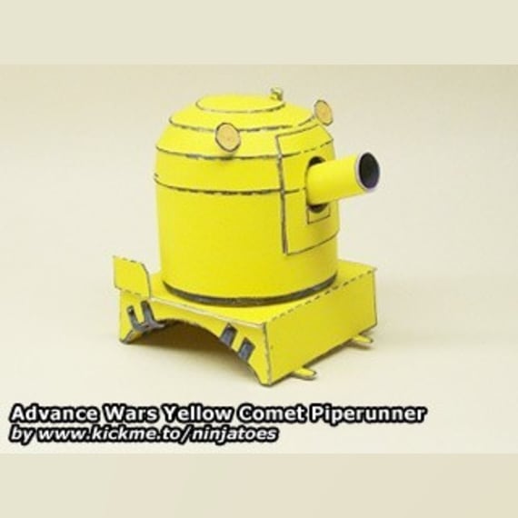 Пушка Yellow Comet Piperunner (Advance Wars)