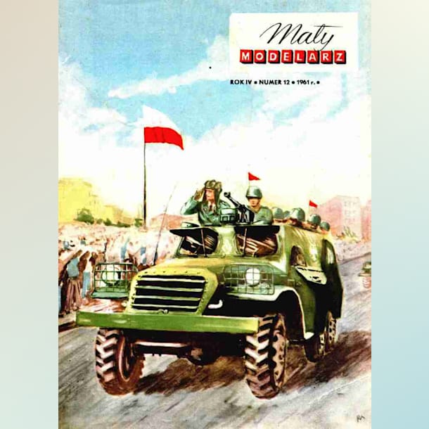 Журнал Maly Modelarz - 12/1961 - Бронетранспортер БТР-152