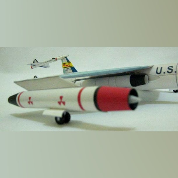 Бумажная модель Бомбардировщик Convair XAB-1 Beta-1