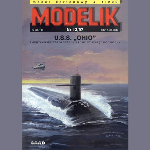 Modelik - 13/1997 - Подводная лодка USS Ohio (SSGN-726)