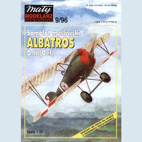 Maly Modelarz - 9/1996 - Истребитель Albatros D.III