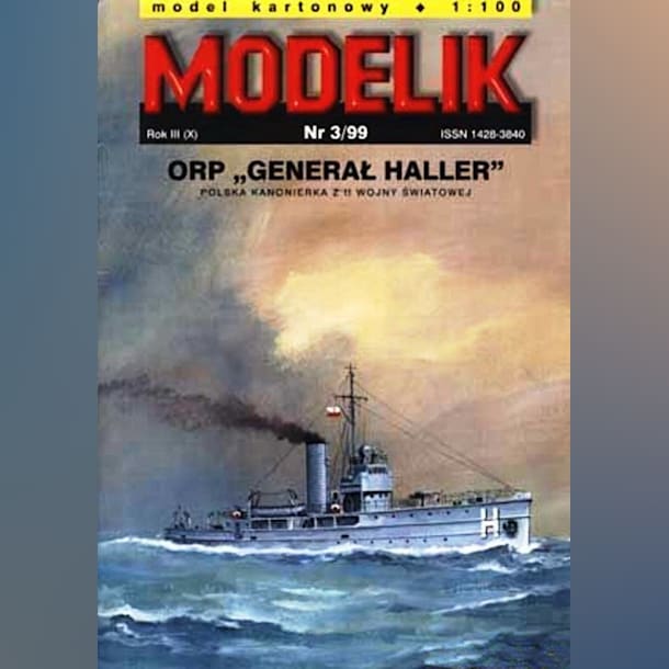 Журнал Modelik - 3/1999 - Сторожевой корабль ORP General Haller