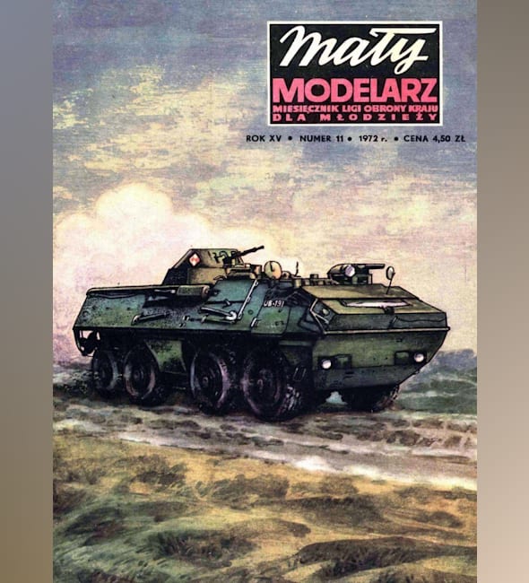 Журнал Maly Modelarz - 11/1972 - Бронетранспортер OT-64 SKOT