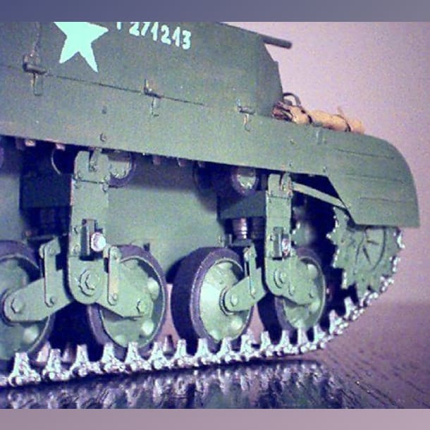 Бумажная модель Танк Стюарт M5A1