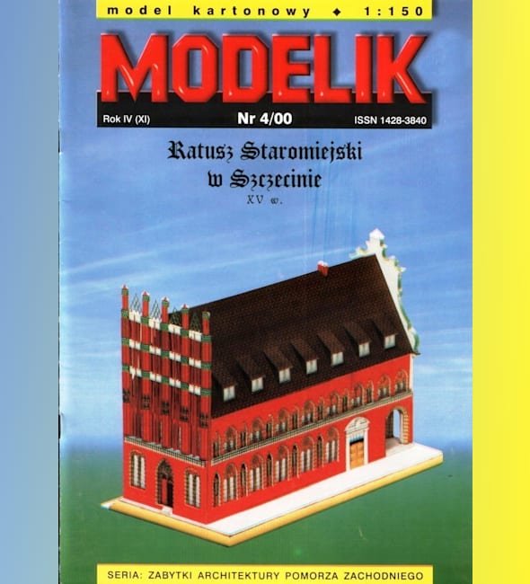 Журнал Modelik - 4/2000 - Старомейская ратуша в Щецине