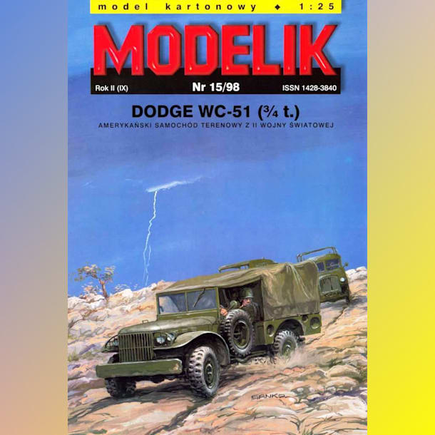 Журнал Modelik - 15/1998 - Автомобиль Dodge WC-51