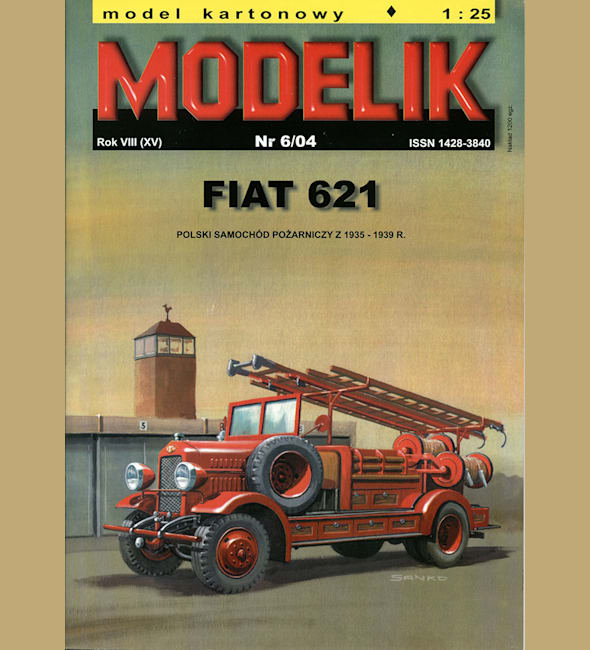 Журнал Modelik - 6/2004 - Пожарный автомобиль Fiat 621