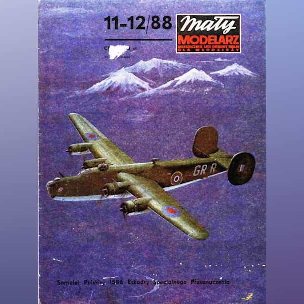 Журнал Maly Modelarz - 11-12/1988 - Бомбардировщик Consolidated B-24 Liberator