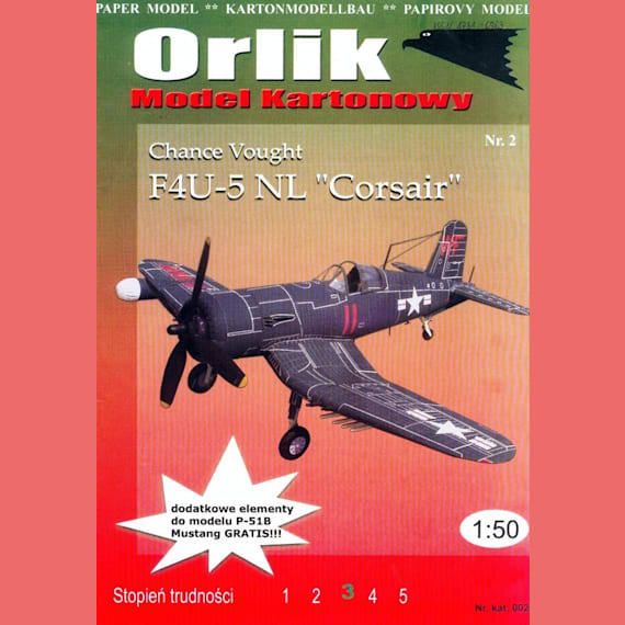 Orlik - 002 - Палубный истребитель Chance Vought F4U-5 NL Corsair