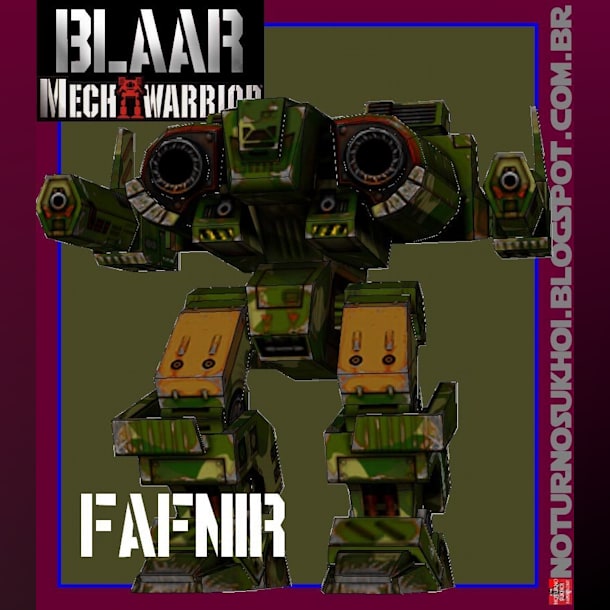 Бумажная модель Робот Fafnir (MechWarrior)