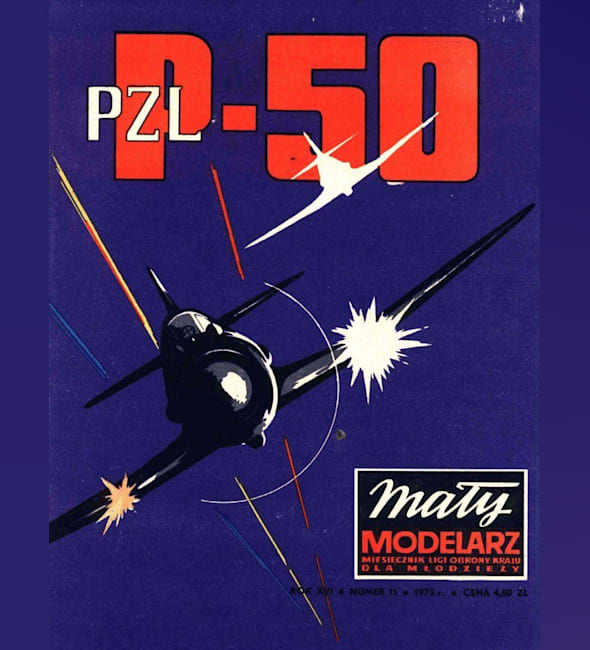 Журнал Maly Modelarz - 11/1973 - Истребитель PZL.50 Jastrzab