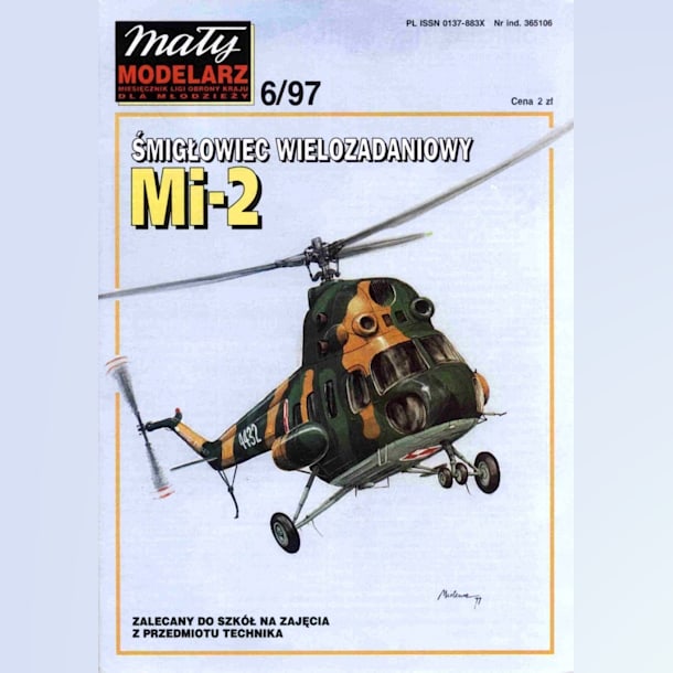 Журнал Maly Modelarz - 6/1997 - Вертолет Ми-2