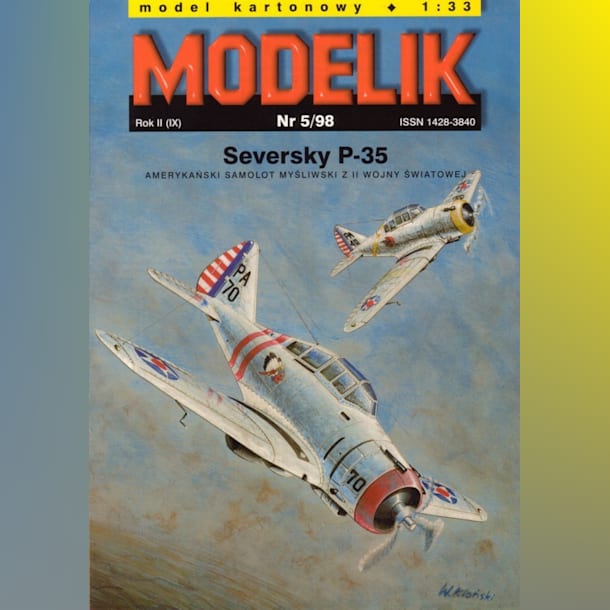 Журнал Modelik - 5/1998 - Истребитель Seversky P-35